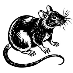 illustration of a squirrel on white background