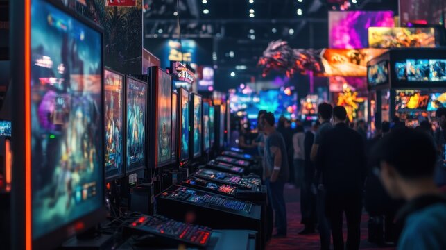 Gaming Convention Crowd
