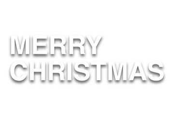 white letters merry christmas