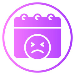 calendar gradient icon