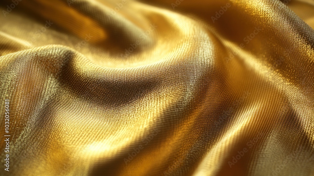 Poster luxurious gold metallic background with linen texture adding elegance. sophisticated design backdrop
