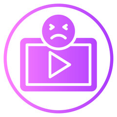 video gradient icon