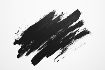 Fototapeta premium Dark paint marker pattern. Standalone brush mark
