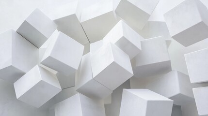 Abstract White Cubes