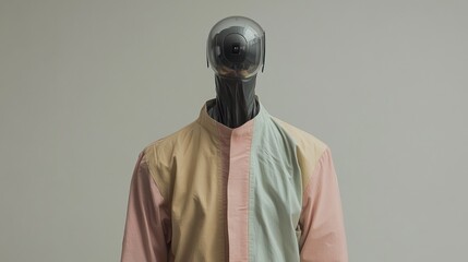 Futuristic Robot in Minimalistic Attire