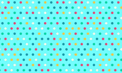 Colorful dotted pattern featuring round spots in a repeating layout. Ideal for creating abstract backgrounds, seamless textiles, and geometric wallpapers.