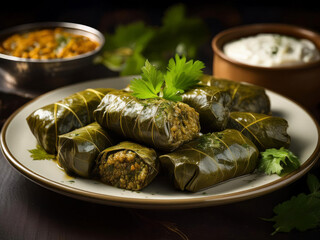Dolma on a plate