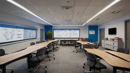 Modern School Classroom