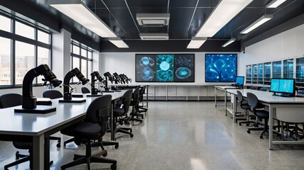 Modern School Classroom