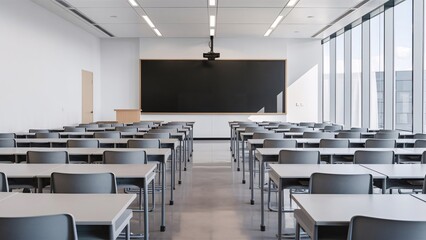 Modern School Classroom