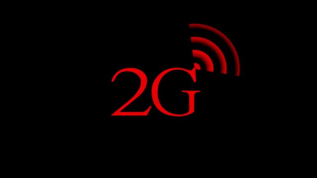 2G WIFI wireless icon , internet connection animation. on the white background .