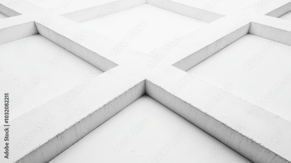 Poster minimalist x marks arrangement, a series of uniform x shapes, embodying simplicity and modern design