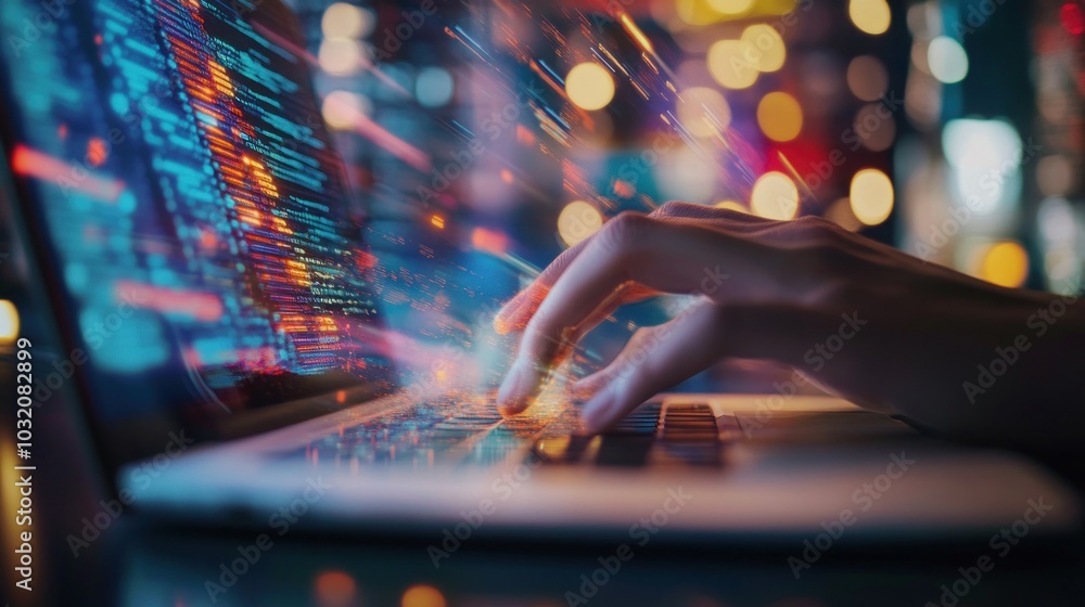 Poster coding in a blur of light