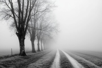 Fog Background in Nature