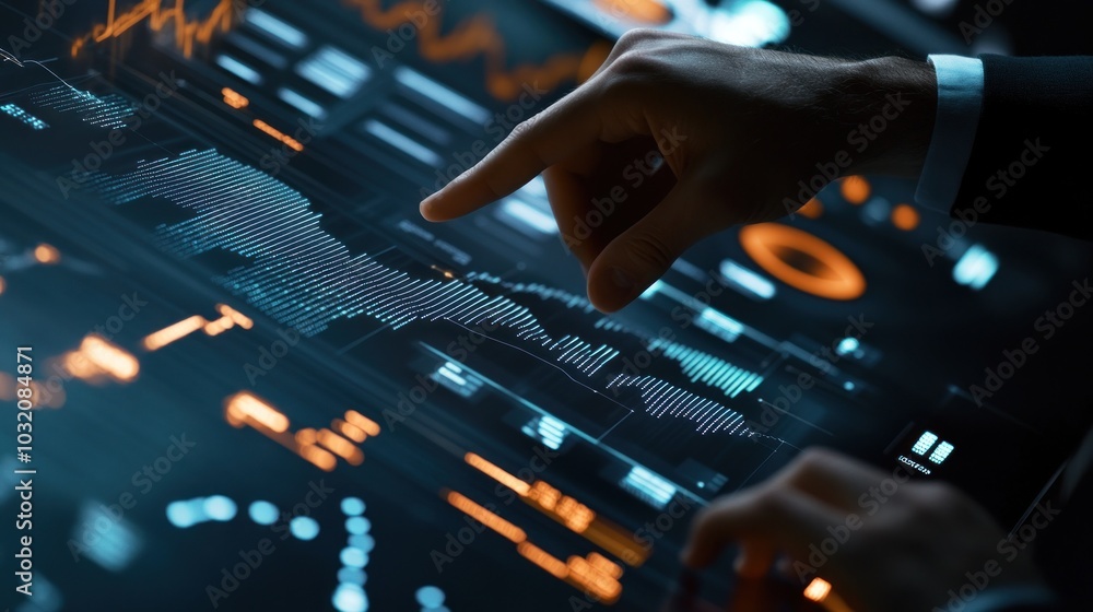 Poster data analysis and touchscreen interface