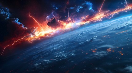 Captivating Atmospheric Phenomenon of Earth s Dynamic Celestial Shell