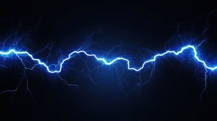 Electric Lightning Bolt Abstract Background