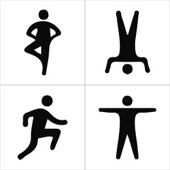 athlete, run, person, runner, running vector design symbol 