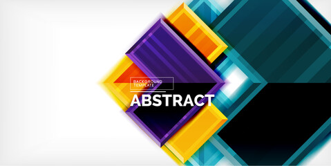 Arrow symbols created with 3d effects and line texture geometric abstract background