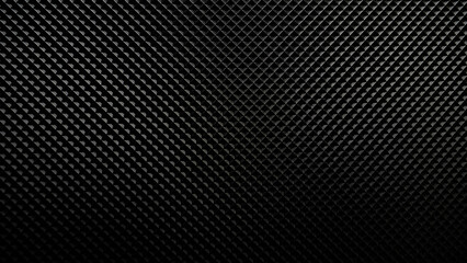 Rubber mat close-up. Futuristic black background with decorative honeycombs. Copy space.