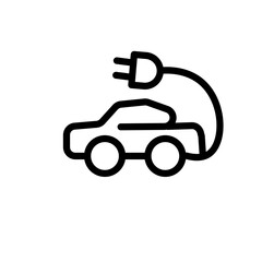 Electric Car Icon