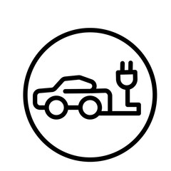 Electric Car Icon