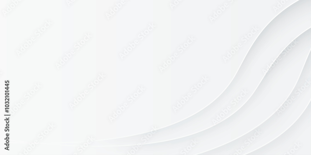 Aufkleber abstract white background with gradient color and artistic wave dynamic line decoration. vector wavy abstract minimal line