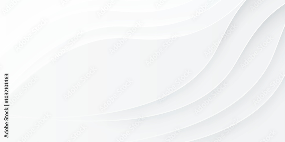 Poster abstract white background with gradient color and artistic wave dynamic line decoration. vector wavy abstract minimal line