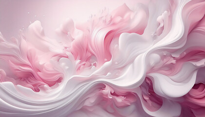 Pink and white abstract background