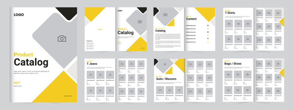 Product catalog, Professional product catalogue layout, product catalog brochure