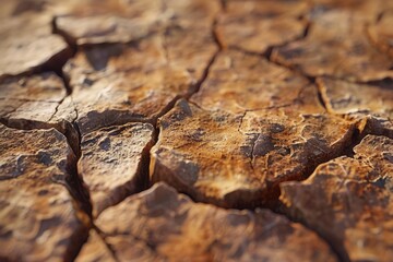 Texture cracked  dry the surface of the earth. Earth turned into a desert. Global warming  drought.