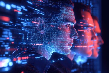 A couple sitting in front of a computer screen, possibly working or browsing together