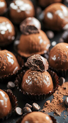 Decadent Mocha Truffle Creations, indulge in rich chocolate and coffee flavors, perfect for dessert lovers seeking a gourmet treat.