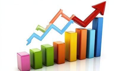 illustration of business growth