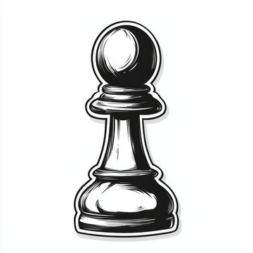 recommend clip art: Illustrated Chess Pawn Vector