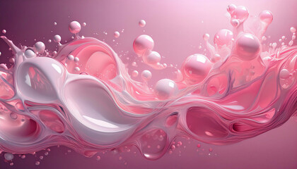 abstract background with bubbles