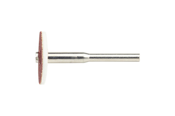 grinding disc for hand engraver isolated from background