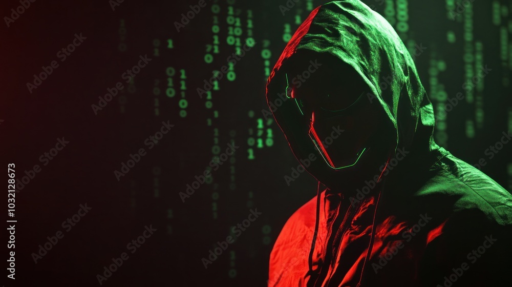 Poster hacker in the digital world
