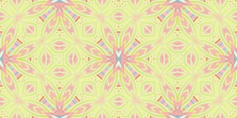 Abstract Kaleidoscope Geometry Psychedelic Art Pattern Background Wallpaper