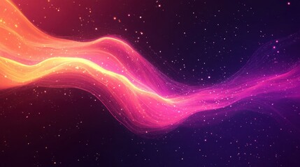 Obraz premium Dreamy Iridescent Gradient with Glowing Highlights