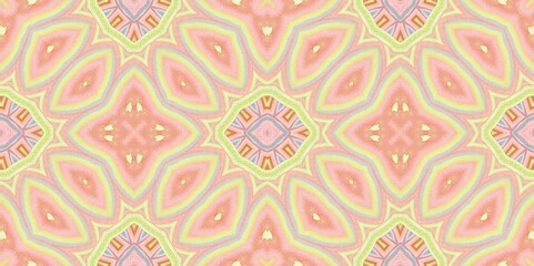 Abstract Kaleidoscope Geometry Psychedelic Art Pattern Background Wallpaper