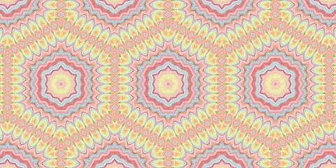 Abstract Kaleidoscope Geometry Psychedelic Art Pattern Background Wallpaper