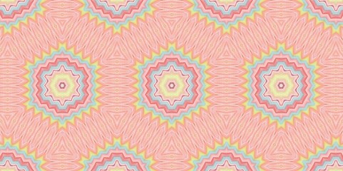 Abstract Kaleidoscope Geometry Psychedelic Art Pattern Background Wallpaper