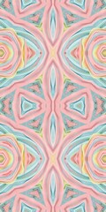 Abstract Kaleidoscope Geometry Psychedelic Art Pattern Background Wallpaper