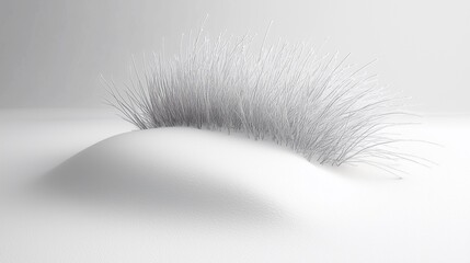 White Snowdrift isolated. Snow landscape decoration, frozen hills. Empty snow banks field. background. Snow covered hill Christmas illustration.