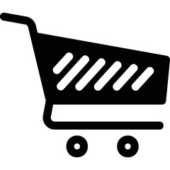 Simple vector icon cart