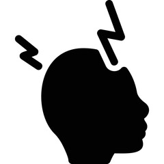 Simple vector icon head