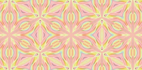 Abstract Kaleidoscope Geometry Psychedelic Art Pattern Background Wallpaper