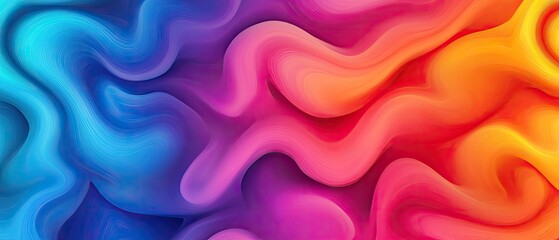 Fototapeta premium Vibrant Neon Tie-Dye Background with Colorful Swirls