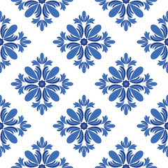 Damask seamless pattern